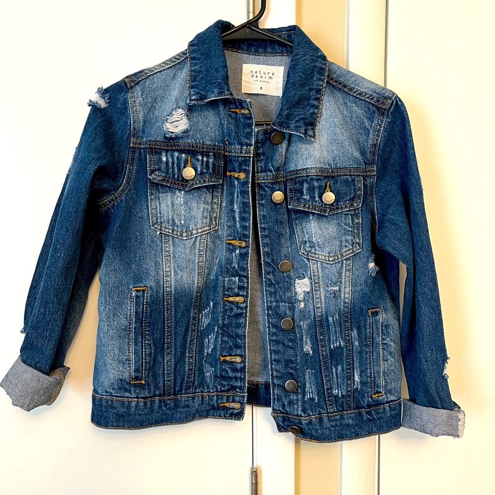 Distressed Denim Jacket